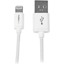 StarTech.com 1m (3ft) White Apple® 8-pin Lightning Connector to USB Cable for iPhone - iPod - iPad - American Tech Depot
