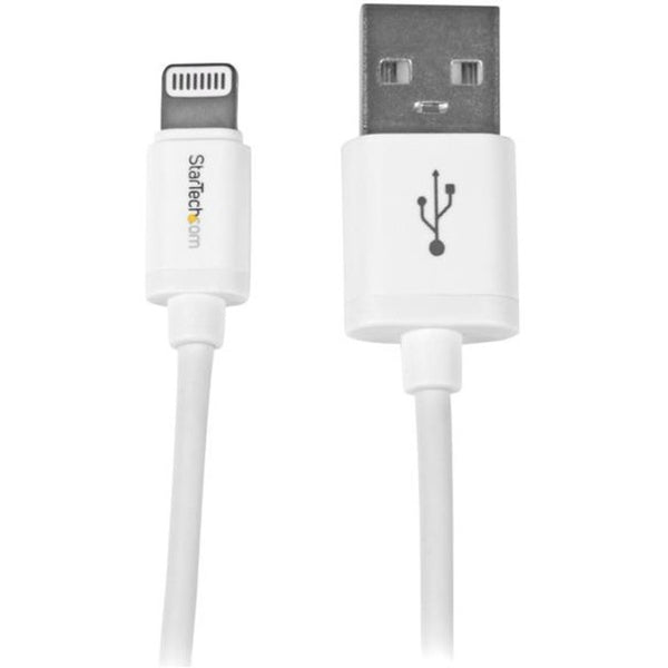 StarTech.com 1m (3ft) White Apple® 8-pin Lightning Connector to USB Cable for iPhone - iPod - iPad - American Tech Depot