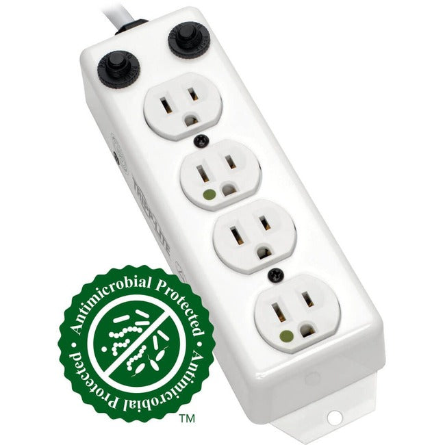 Tripp Lite Power Strip Medical 120V 5-15R-HG 4 Outlet UL 1363A 2' Cord - American Tech Depot