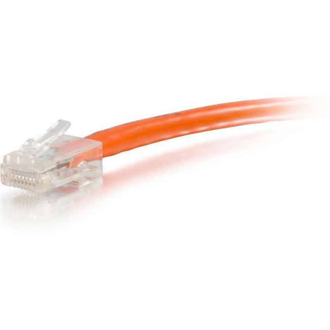 C2G-7ft Cat6 Non-Booted Unshielded (UTP) Network Patch Cable - Orange - American Tech Depot
