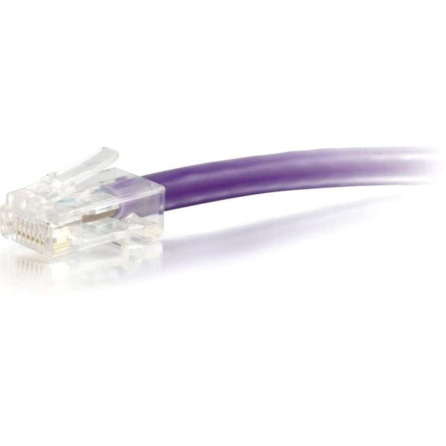 C2G-30ft Cat6 Non-Booted Unshielded (UTP) Network Patch Cable - Purple - American Tech Depot
