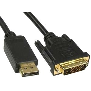 Unirise 10ft DVI-Digital Dual link to Displayport, Male - Male - American Tech Depot