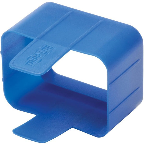 Tripp Lite PDU Plug Lock Connector C20 Power Cord to C19 Outlet Blue 100pk - American Tech Depot