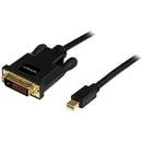StarTech.com 6 ft Mini DisplayPort to DVI Adapter Converter Cable - Mini DP to DVI 1920x1200 - Black - American Tech Depot
