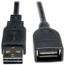 Tripp Lite 10ft USB 2.0 High Speed Extension Cable Reversible A to A M-F - American Tech Depot