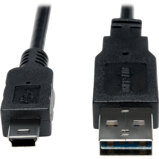 Tripp Lite 3ft USB 2.0 High Speed Converter Adapter Cable Reversible A to 5Pin Mini B M-M - American Tech Depot