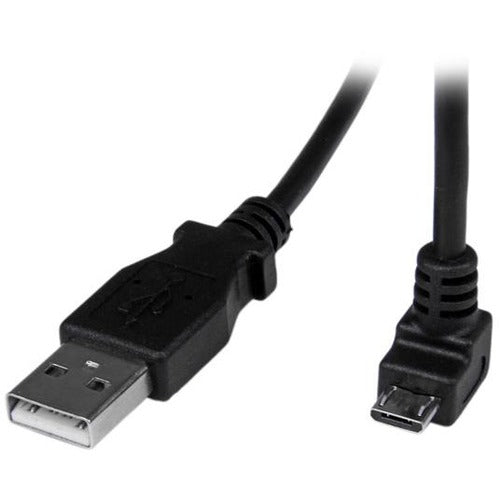 StarTech.com 2m Micro USB Cable - A to Down Angle Micro B - American Tech Depot