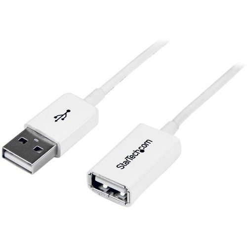 StarTech.com 3m White USB 2.0 Extension Cable A to A - M-F - American Tech Depot
