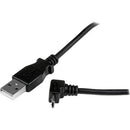 StarTech.com 2m Micro USB Cable - A to Up Angle Micro B - American Tech Depot