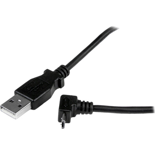 StarTech.com 2m Micro USB Cable - A to Up Angle Micro B - American Tech Depot