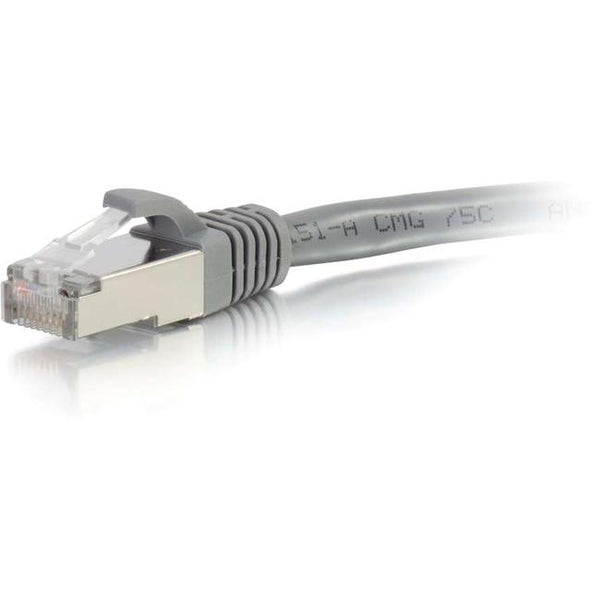 C2G-9ft Cat6a Snagless Shielded (STP) Network Patch Cable - Gray - American Tech Depot