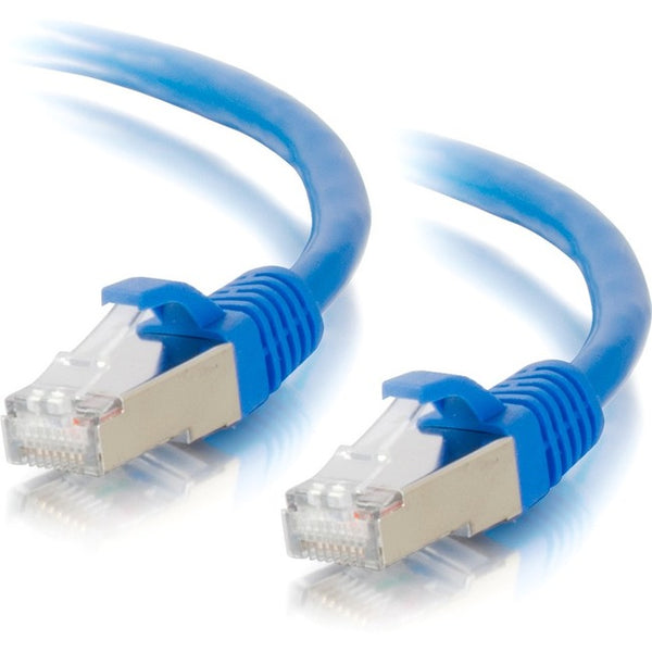 C2G-9ft Cat6a Snagless Shielded (STP) Network Patch Cable - Blue - American Tech Depot