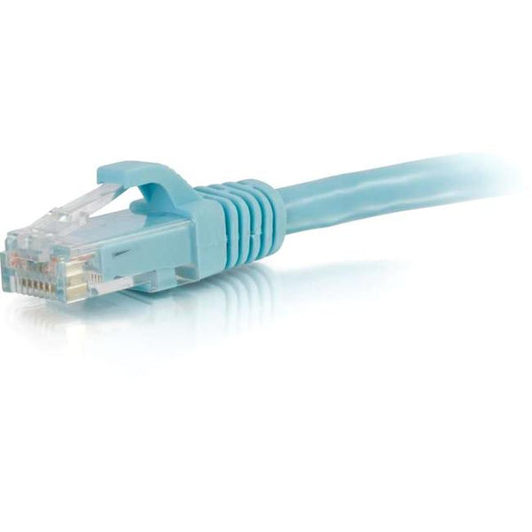 C2G 12ft Cat6a Snagless Unshielded (UTP) Network Patch Ethernet Cable-Aqua - American Tech Depot