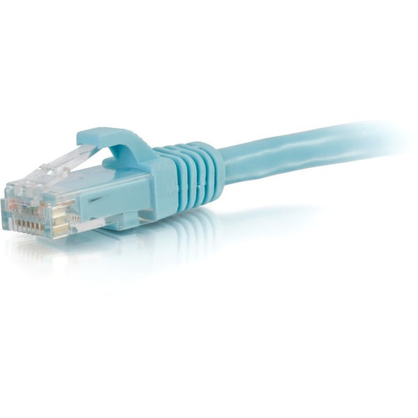 C2G 15ft Cat6a Snagless Unshielded (UTP) Network Patch Ethernet Cable-Aqua - American Tech Depot