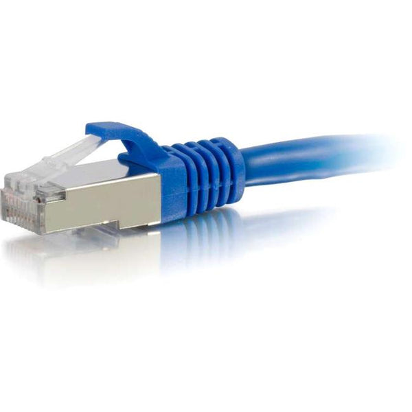 C2G-10ft Cat6 Snagless Shielded (STP) Network Patch Cable - Blue - American Tech Depot