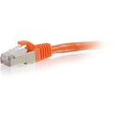 C2G-35ft Cat6 Snagless Shielded (STP) Network Patch Cable - Orange - American Tech Depot