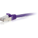 C2G-3ft Cat6 Snagless Shielded (STP) Network Patch Cable - Purple - American Tech Depot