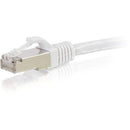 C2G-35ft Cat6 Snagless Shielded (STP) Network Patch Cable - White - American Tech Depot