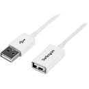 StarTech.com 1m White USB 2.0 Extension Cable A to A - M-F - American Tech Depot