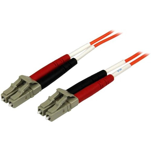 StarTech.com 3m Fiber Optic Cable - Multimode Duplex 50-125 - OFNP Plenum - LC-LC - OM2 - LC to LC Fiber Patch Cable - American Tech Depot
