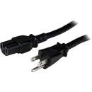 StarTech.com 8 ft Heavy Duty 14 AWG Computer Power Cord - NEMA5-15P to C15