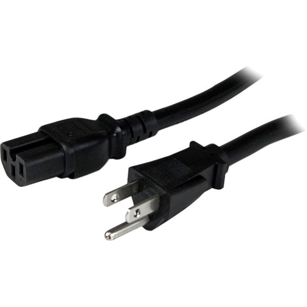 StarTech.com 8 ft Heavy Duty 14 AWG Computer Power Cord - NEMA5-15P to C15