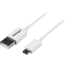 StarTech.com 1m White Micro USB Cable - A to Micro B - American Tech Depot