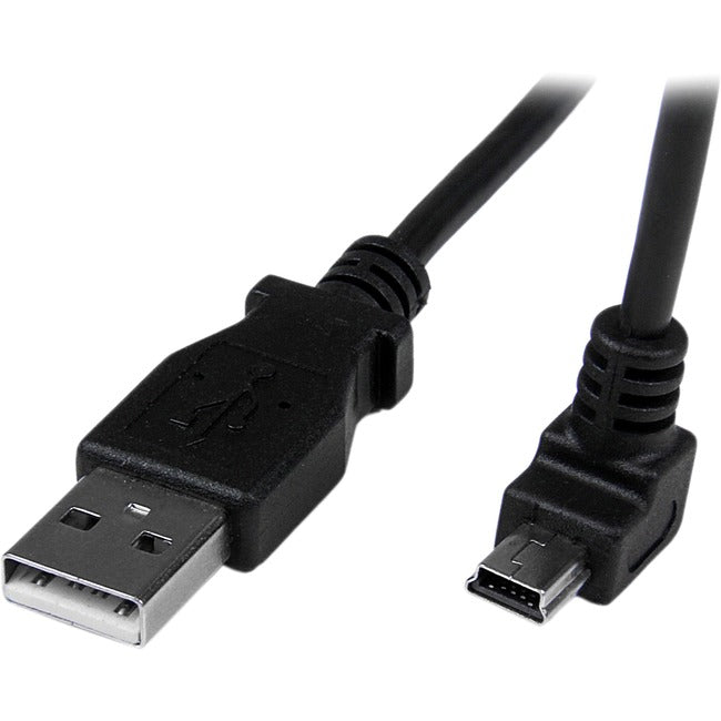 StarTech.com 2m Mini USB Cable - A to Down Angle Mini B - American Tech Depot