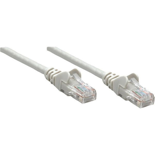 Intellinet Network Solutions Cat5e UTP Network Patch Cable, 7 ft (2.0 m), Gray - American Tech Depot