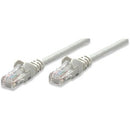 Intellinet Network Patch Cable, Cat5e, 3m, Grey, CCA, U-UTP, PVC, RJ45, Gold Plated Contacts, Snagless, Booted, Lifetime Warranty, Polybag