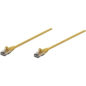 Intellinet Network Solutions Cat6 UTP Network Patch Cable, 1.5 ft (0.5 m), Yellow - American Tech Depot