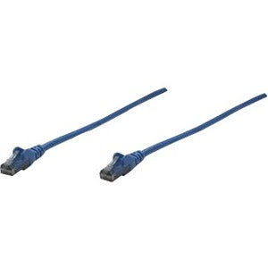Intellinet Network Solutions Cat6 UTP Network Patch Cable, 1.5 ft (0.5 m), Blue - American Tech Depot