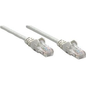 Intellinet Network Solutions Cat6 UTP Network Patch Cable, 3 ft (1.0 m), Gray