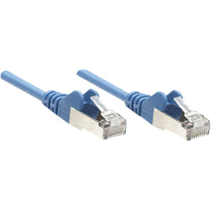 Intellinet Network Solutions Cat6 UTP Network Patch Cable, 3 ft (1.0 m), Blue - American Tech Depot