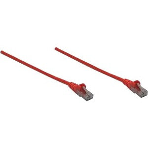 Intellinet Network Solutions Cat6 UTP Network Patch Cable, 10 ft (3.0 m), Red - American Tech Depot