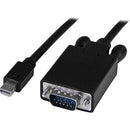 StarTech.com 15 ft DisplayPort™ to VGA Adapter Converter Cable - DP to VGA 1920x1200 - Black - American Tech Depot