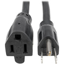 Tripp Lite 3ft Power Cord Extension Cable 5-15P to 5-15R Heavy Duty 15A 14AWG 3' - American Tech Depot