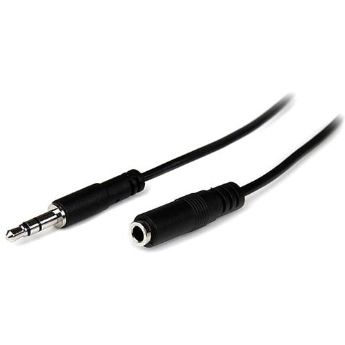 StarTech.com 2m Slim 3.5mm Stereo Extension Audio Cable - M-F - American Tech Depot