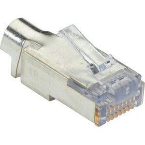 Black Box Shielded CAT6 EZ-RJ45 Modular Plugs, 100-Pack - American Tech Depot