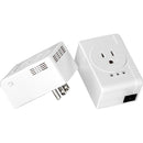 TRENDnet 500 AV Compact Powerline Adapter Kit -w Pass Through - American Tech Depot