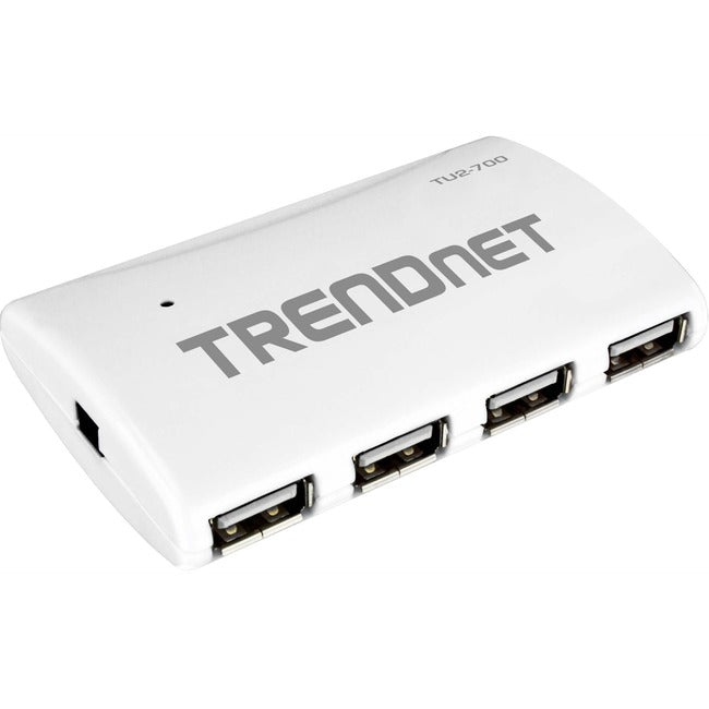 TRENDnet 7-Port High Speed USB Hub w- Power Adapter - American Tech Depot