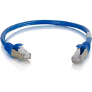 C2G 6in Cat6a Snagless Shielded (STP) Network Patch Cable - Blue - American Tech Depot