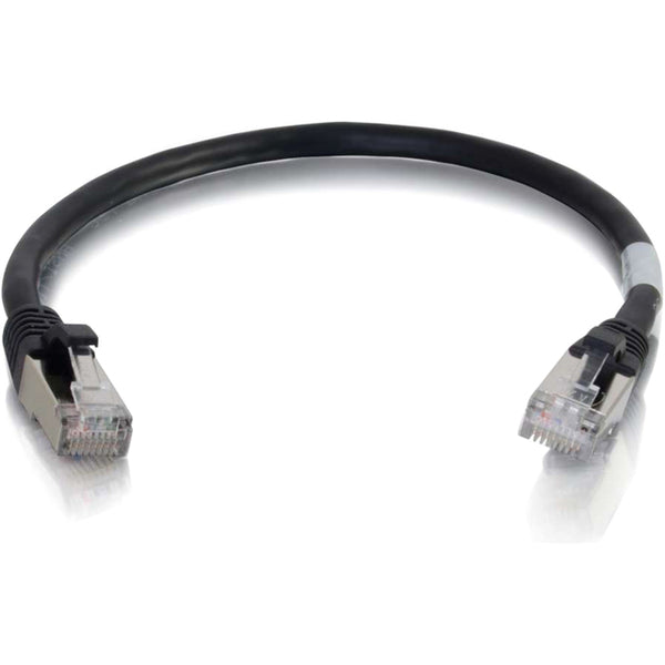 C2G 6in Cat6a Snagless Shielded (STP) Network Patch Cable - Black - American Tech Depot