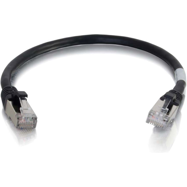 C2G 6in Cat6a Snagless Shielded (STP) Network Patch Cable - Black - American Tech Depot