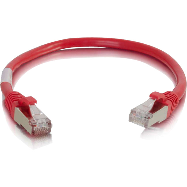 C2G 6in Cat6 Snagless Shielded (STP) Network Patch Cable - Red - American Tech Depot
