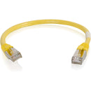 C2G 6in Cat6 Snagless Shielded (STP) Network Patch Cable - Yellow - American Tech Depot