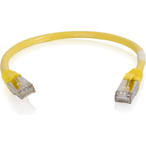 C2G 6in Cat6 Snagless Shielded (STP) Network Patch Cable - Yellow - American Tech Depot