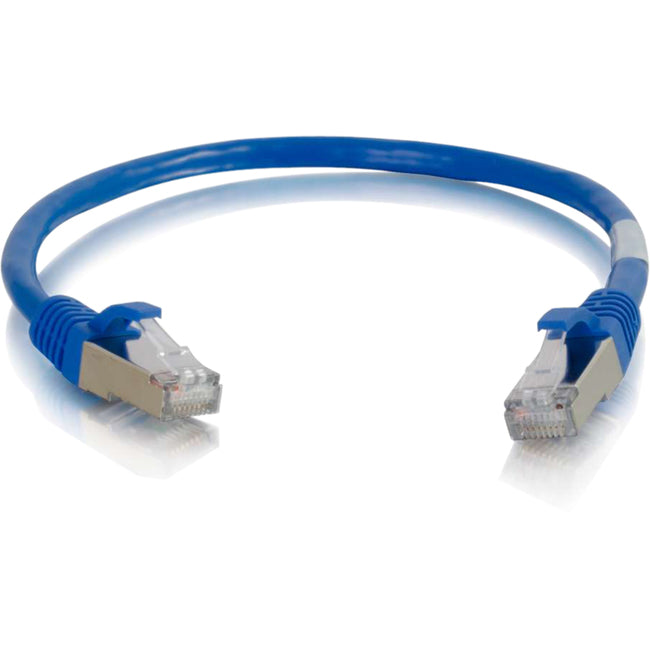 C2G 6in Cat6 Snagless Shielded (STP) Network Patch Cable - Blue - American Tech Depot