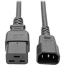 Tripp Lite 10ft Power Cord Adapter Cable C19 to C14 10A 16AWG 10' - American Tech Depot