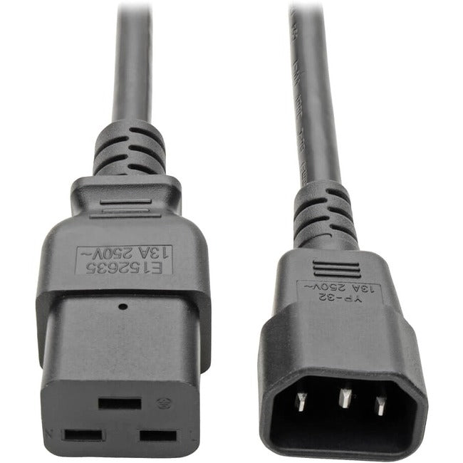 Tripp Lite 10ft Power Cord Adapter Cable C19 to C14 10A 16AWG 10' - American Tech Depot